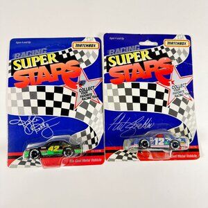 Matchbox 1:64 Super Stars Racing Cars #42 Kyle Petty #12 Hut Stricklin Nascar